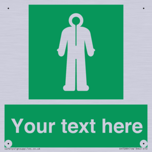 Custom sign safe condition Survival clothing